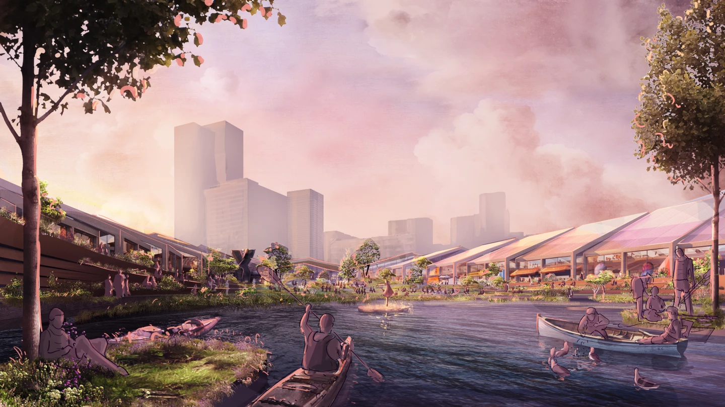 The Cove would enable visitors to enjoy the sheltered waters
