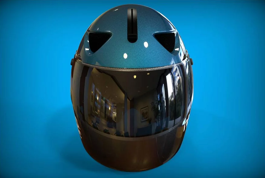 When the temperature and humidity sensors notice that things are getting too warm and moist inside the helmet, an onboard fan is automatically turned on to provide ventilation