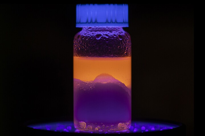 A new technique can remove nanoplastics from water – and under pretty lights, it sure looks cool