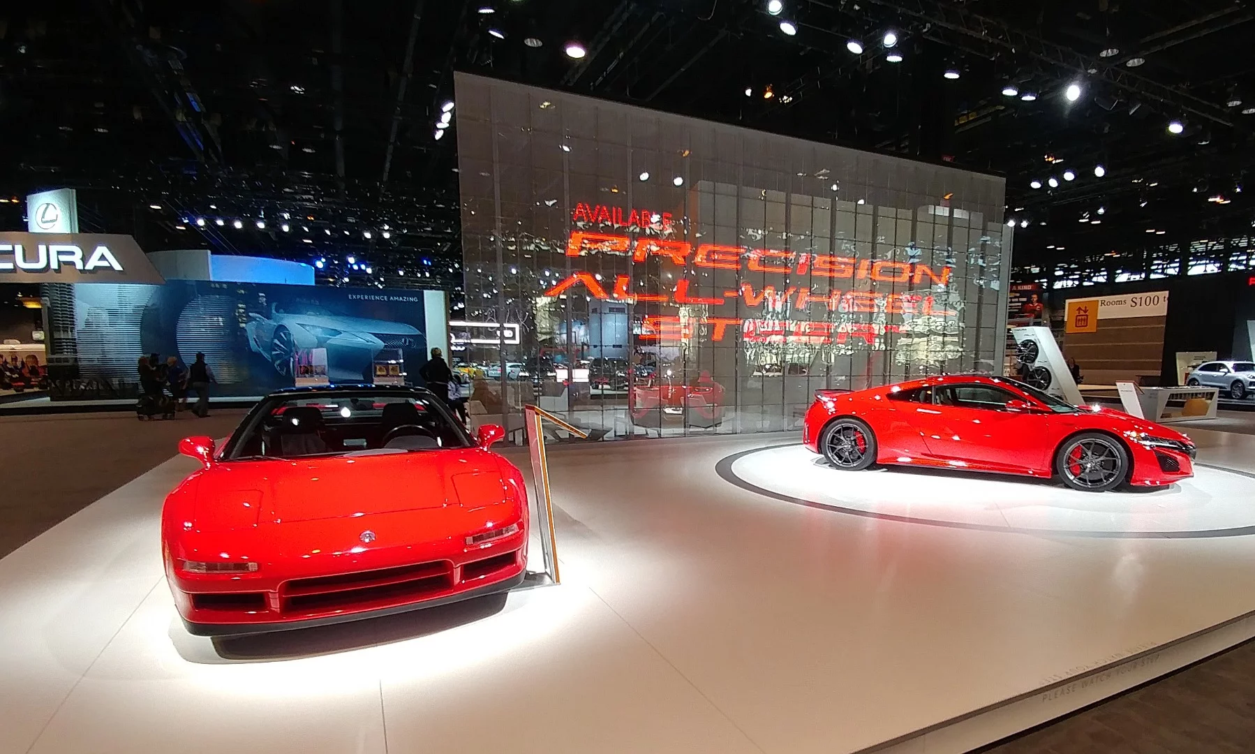 Celebrating the 30th anniversary of the NSX, Acura pulled out all the stops, bringing in an original first-generation NSX alongside a special edition of the 2020 model