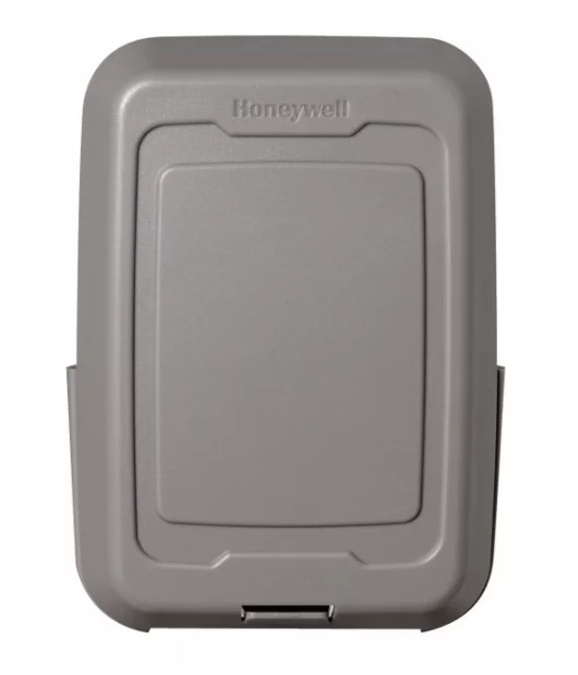 The Honeywell Wireless Outdoor Sensor integrates with the Prestige Comfort System to monitor outside temperature and humidity
