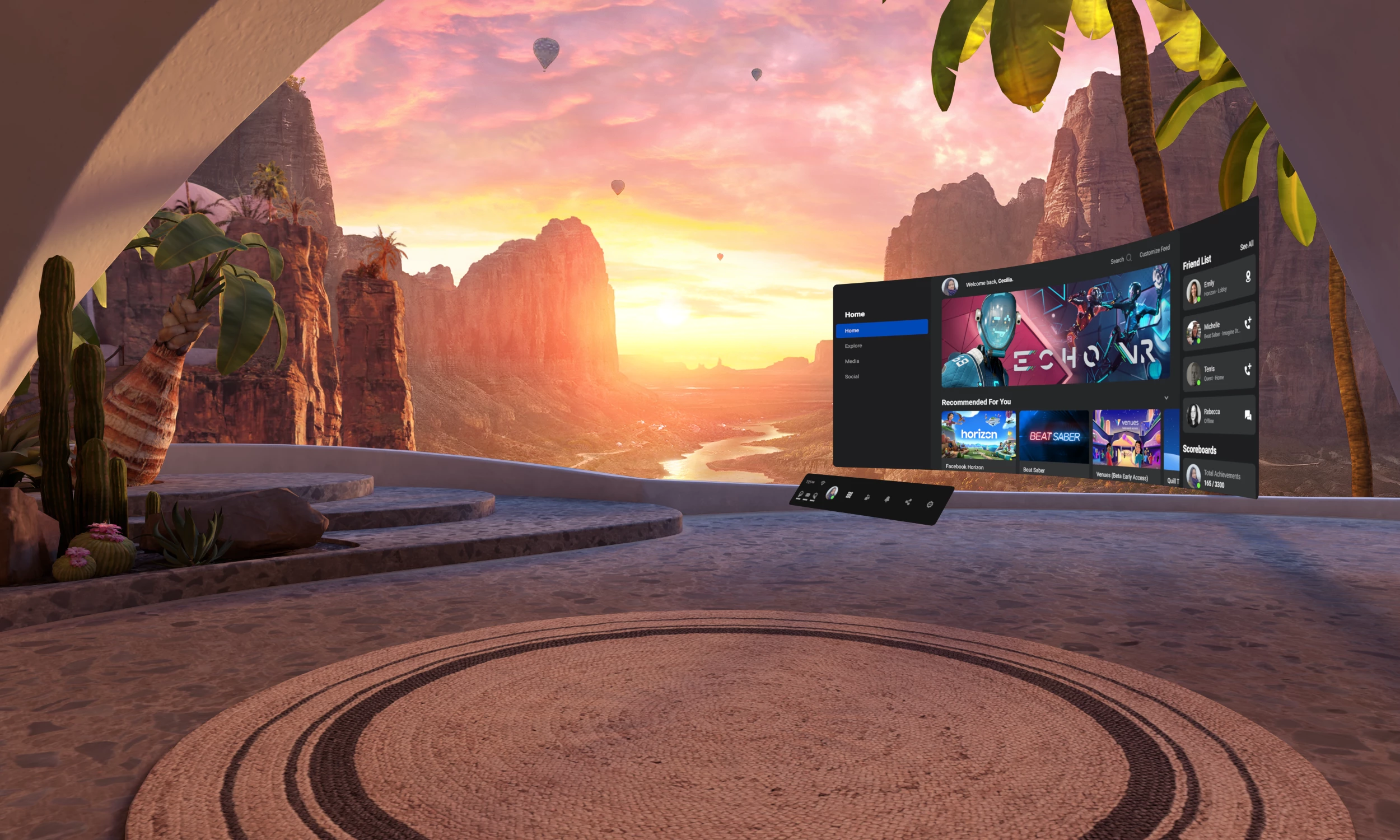 The experience of stepping into Oculus's virtual world – even when it's just a menu screen – is astonishing