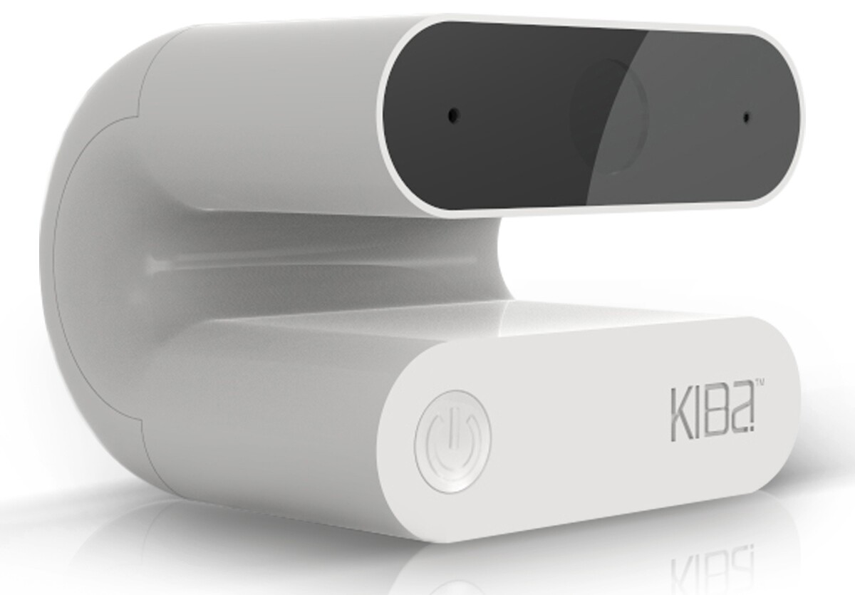 Although the Kiba camera can operate on its own, it also responds to voice commands