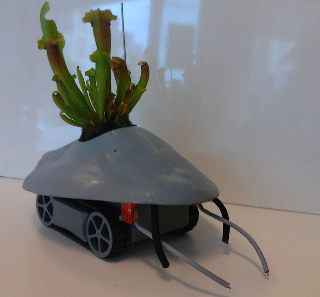 The Plant Host Drone (PHD) keeps a pot plant in the sun throughout the day
