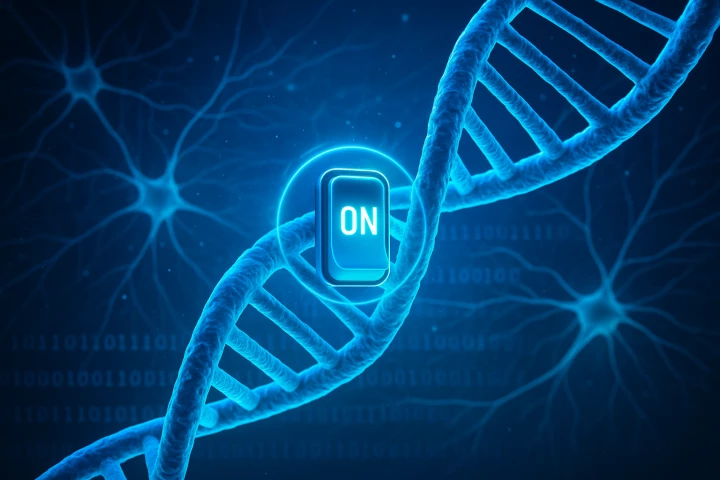 A single gene switch transferred hardwired behavior into another