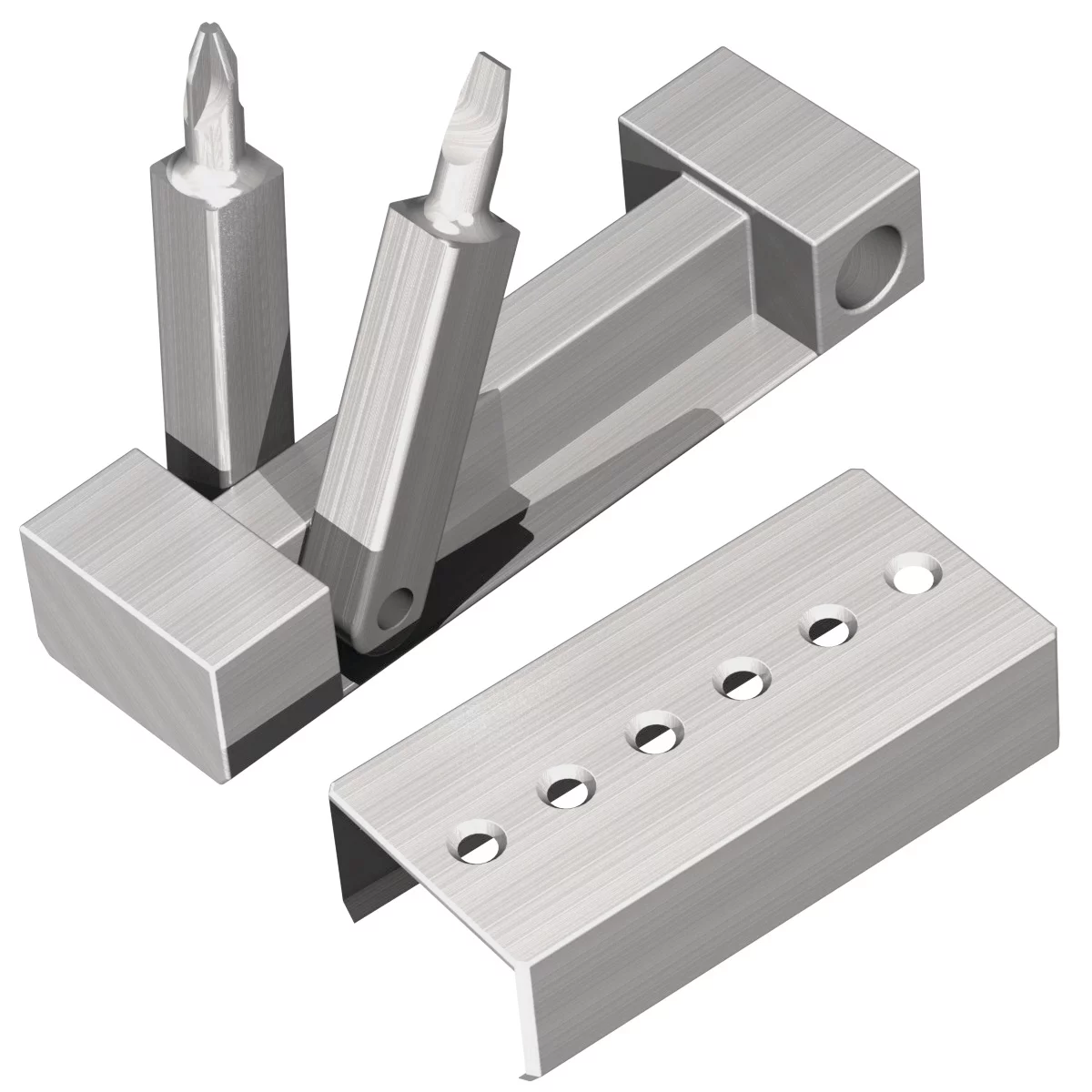 The Buss gives you both types of screwdrivers