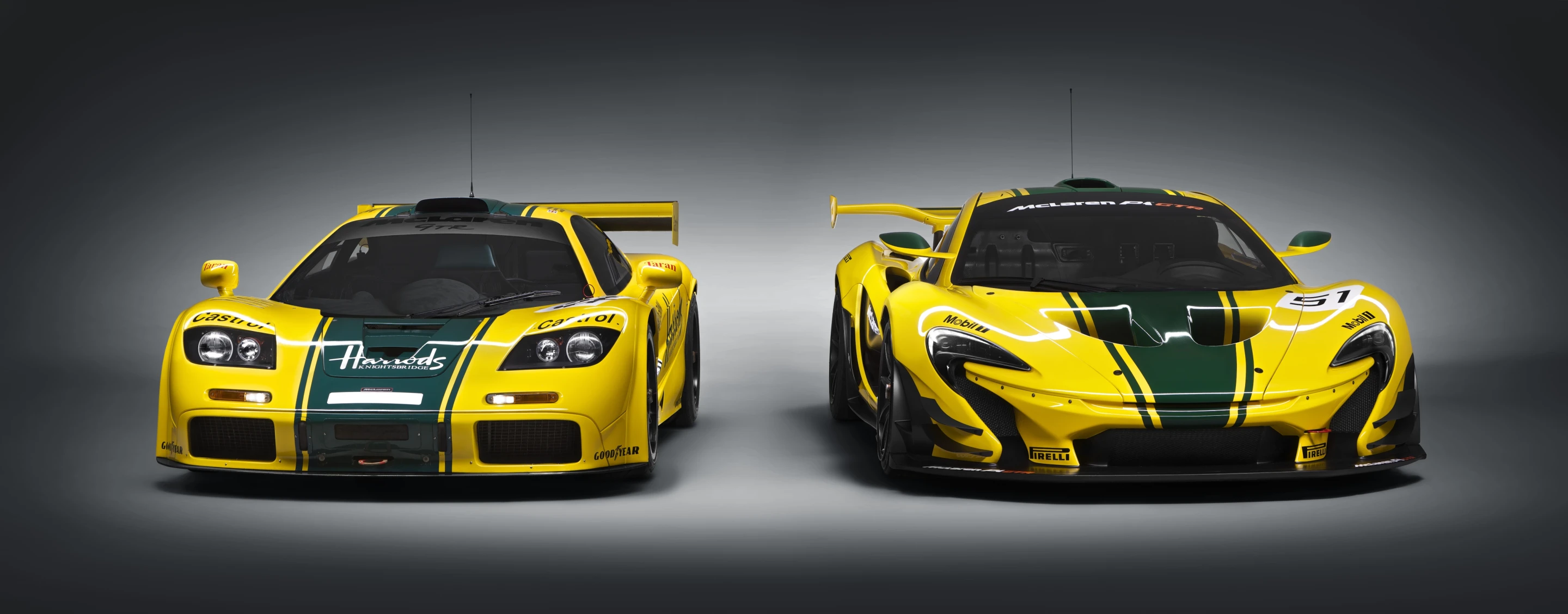 McLaren is keen to highlight the P1's connection with the legendary McLaren F1
