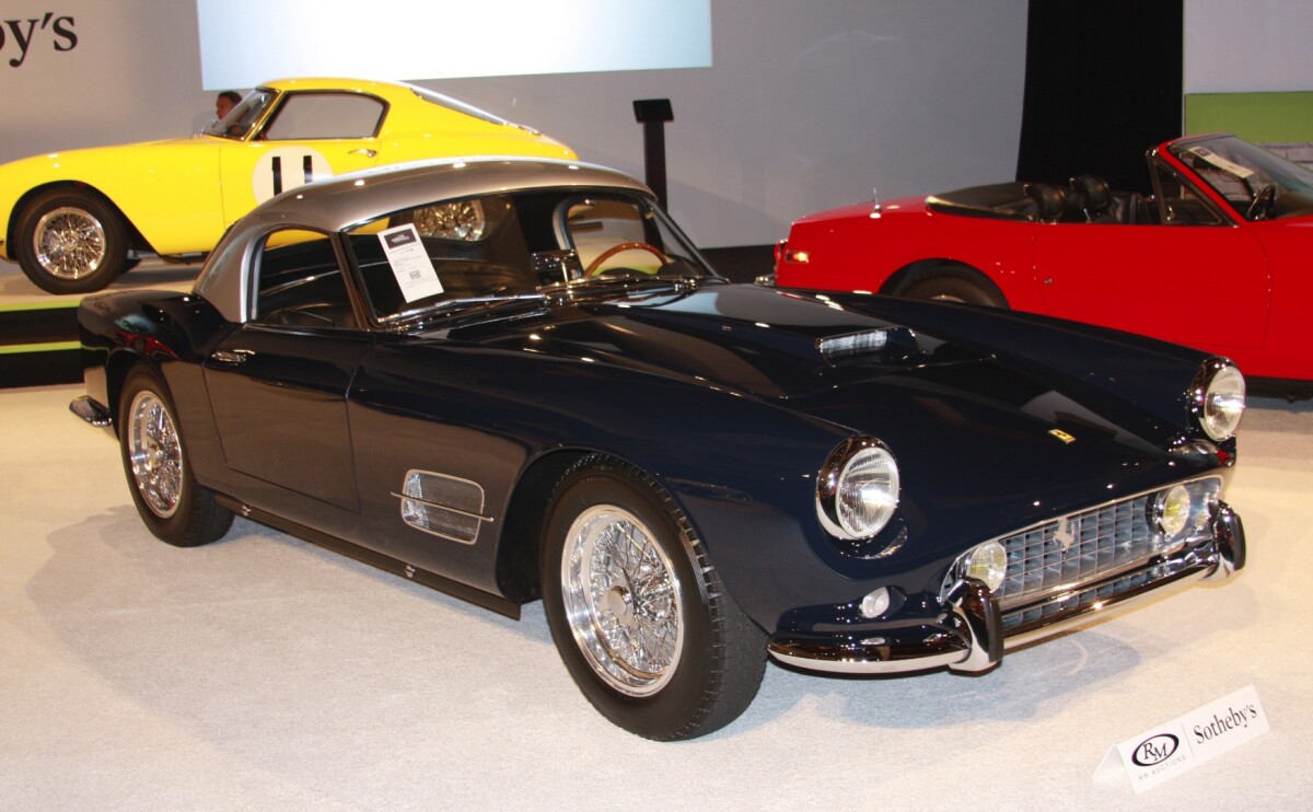 This 1959 Ferrari 250 GT LWB California Spider by Scaglietti sold post auction for $8.5 million