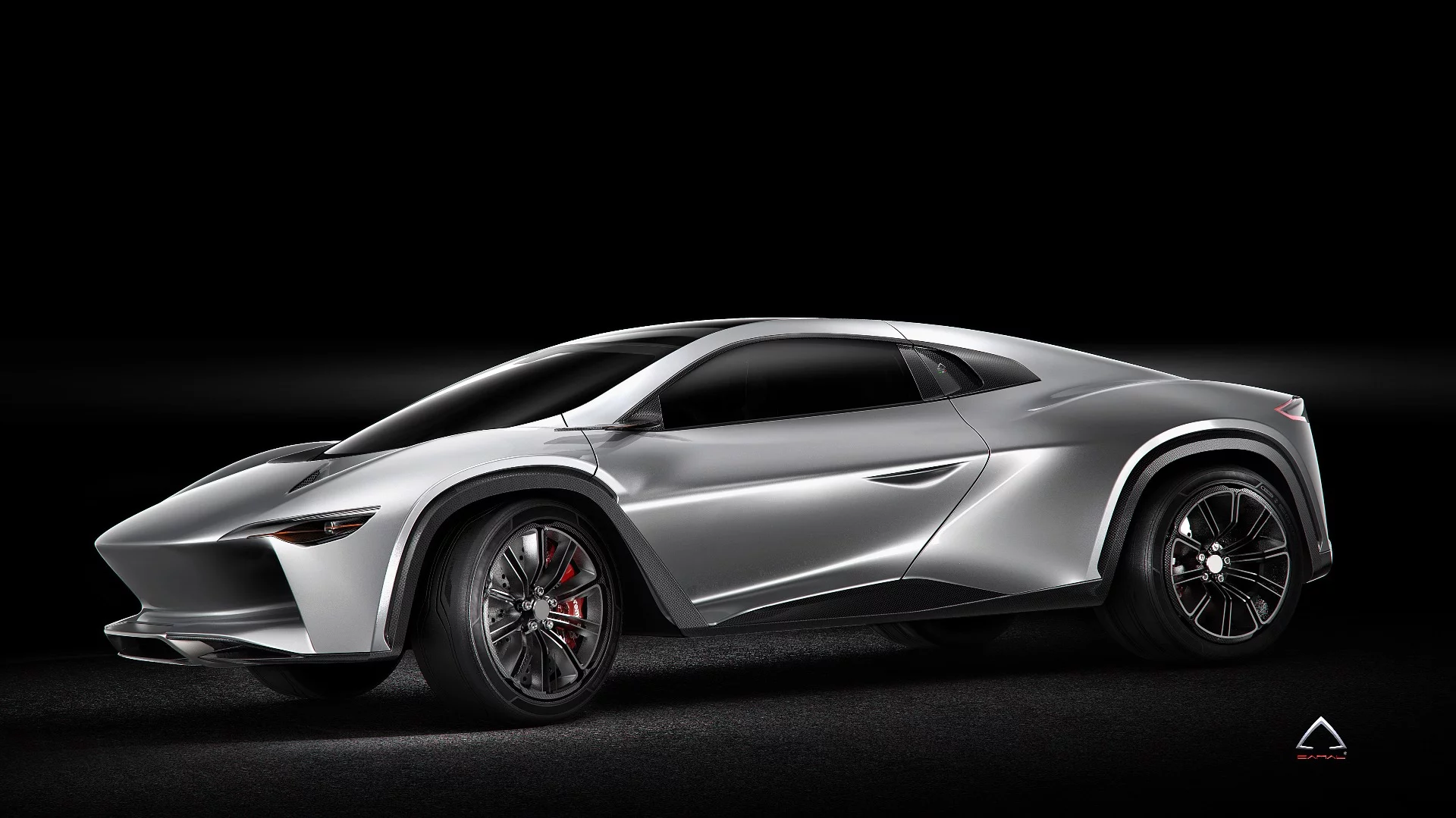 Camal says the wheel arches are designed for an "aggressive and purposeful stance"