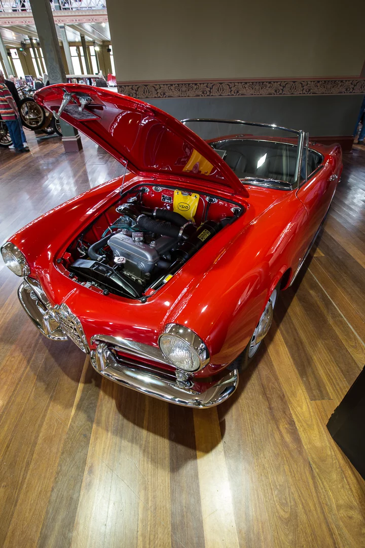 A 1963 Alfa Romeo Giulia Spider on show at Motorclassica 2014 (Photo: Nick Lavars/Gizmag)