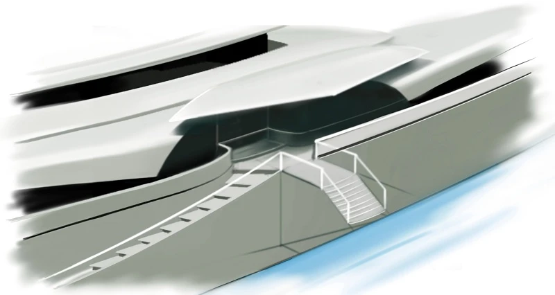 The Qi's foredeck can be configured for a number of activities