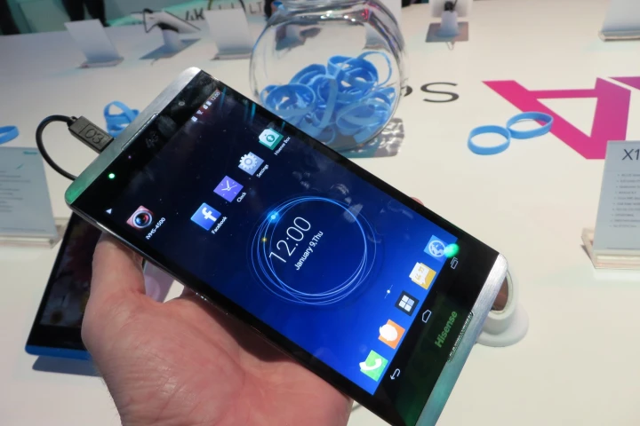The HiSense X1 is a handful with its 6.8 inch display
