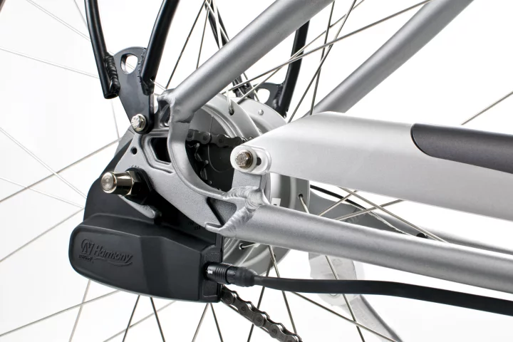 The NuVinci Harmony continuously variable planetary e-bike transmission automatically maintains the rider's pedaling cadence