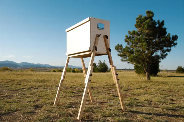You can use the Outdoorsman as a standalone kitchen or skip the legs and keep it on a table