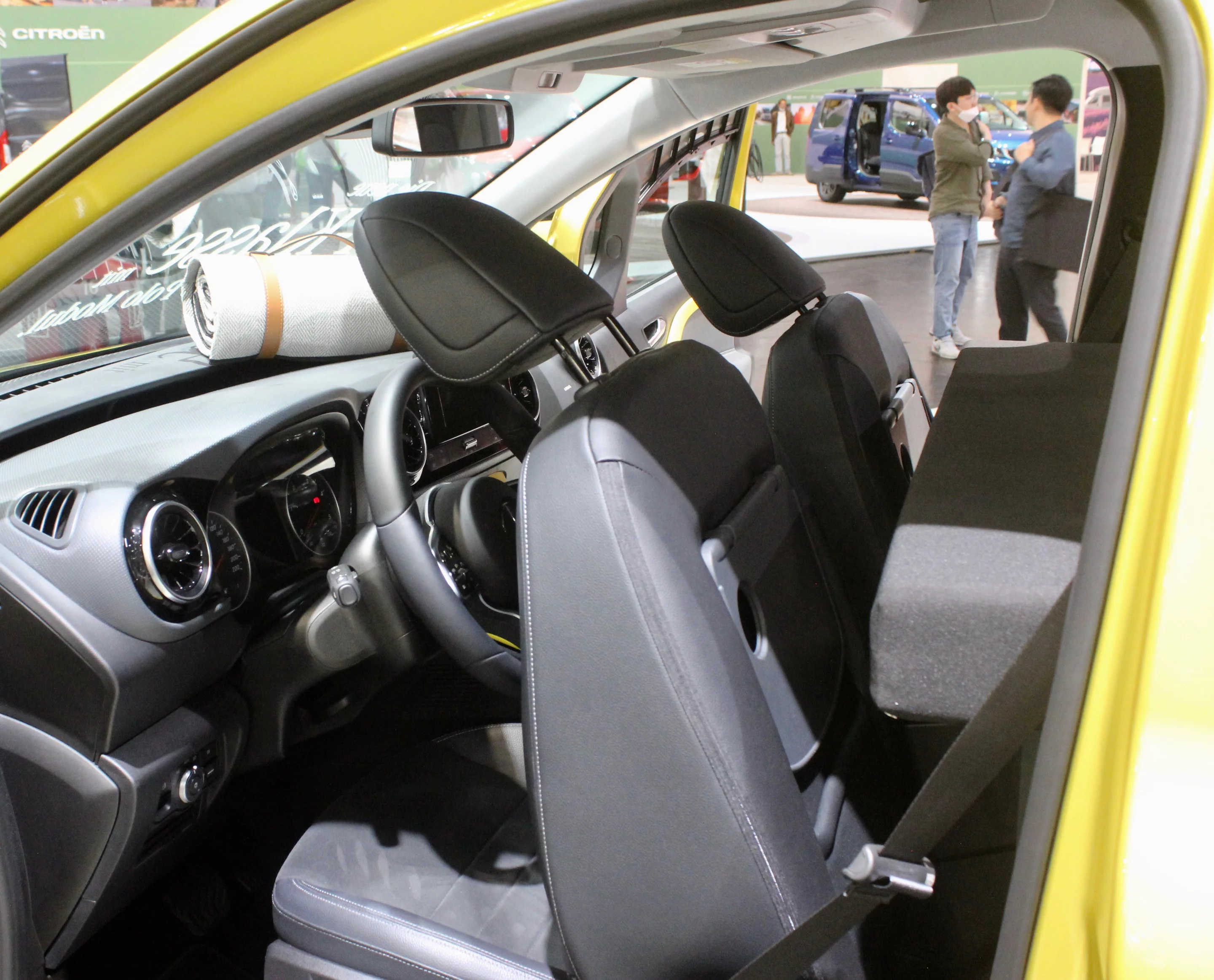 Fitting the Marco Polo bed requires folding the rear seats flat and front seats forward