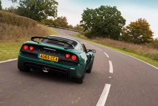 The Exige Sport 350 is the latest revival of the "Sport" name for the carmaker and weighs in at 51 kg (112.5 lb) lighter than the Exige S