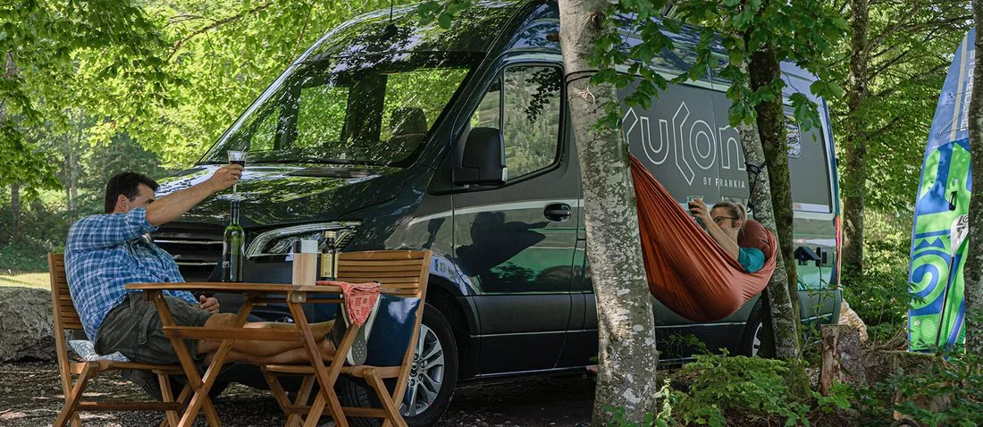 The Frankia Yucon creates the start of a relaxing camping adventure