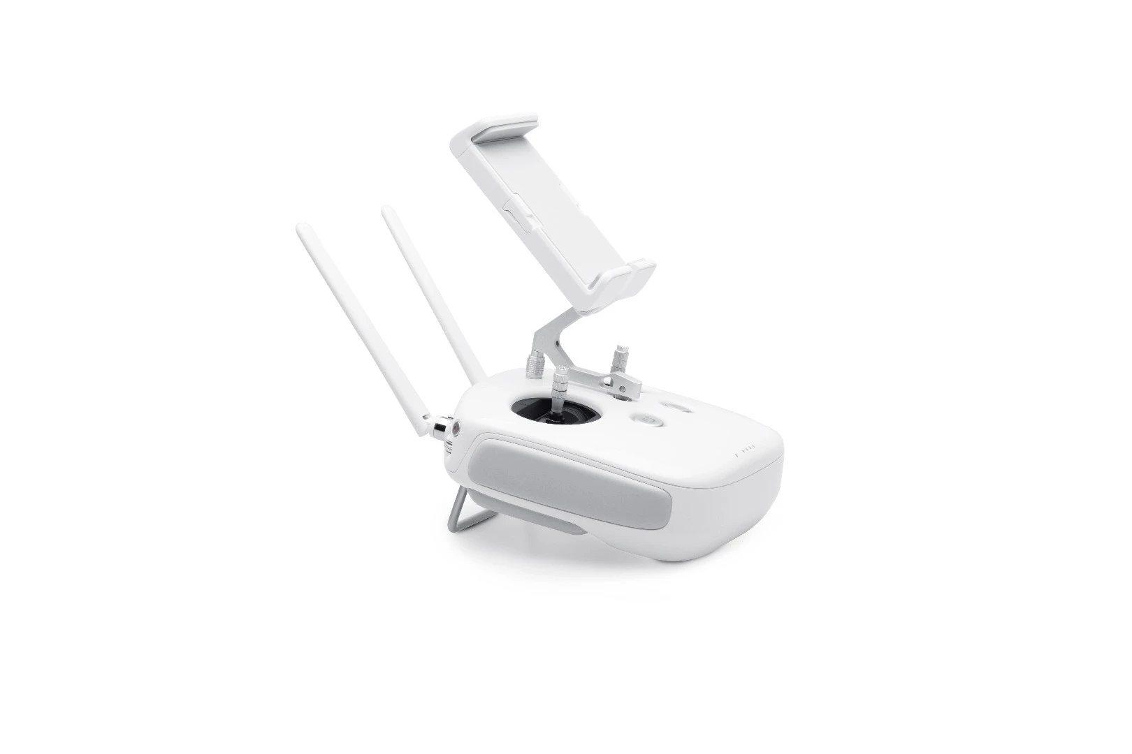 DJI Phantom 4 Pro: controller without touchscreen option allows you to use your own phone or tablet