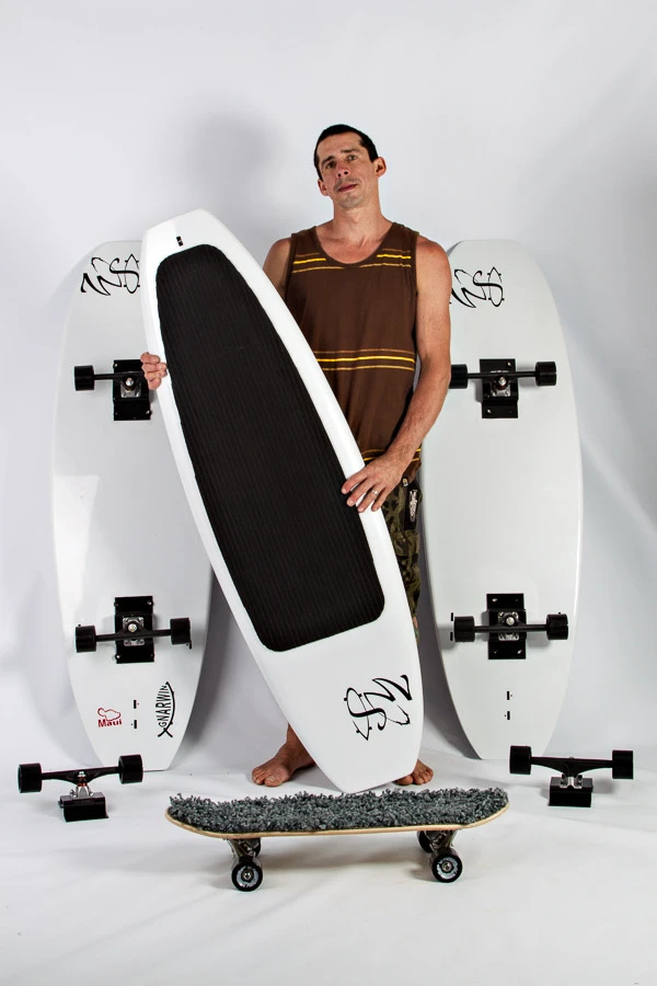 The WaveSkate handles land and sea