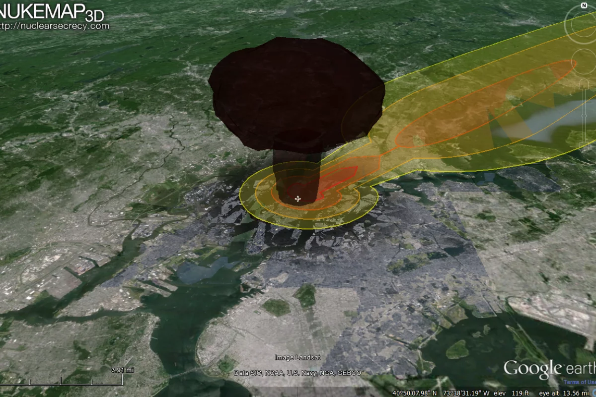 Nukemap3D produces virtual mushroom clouds