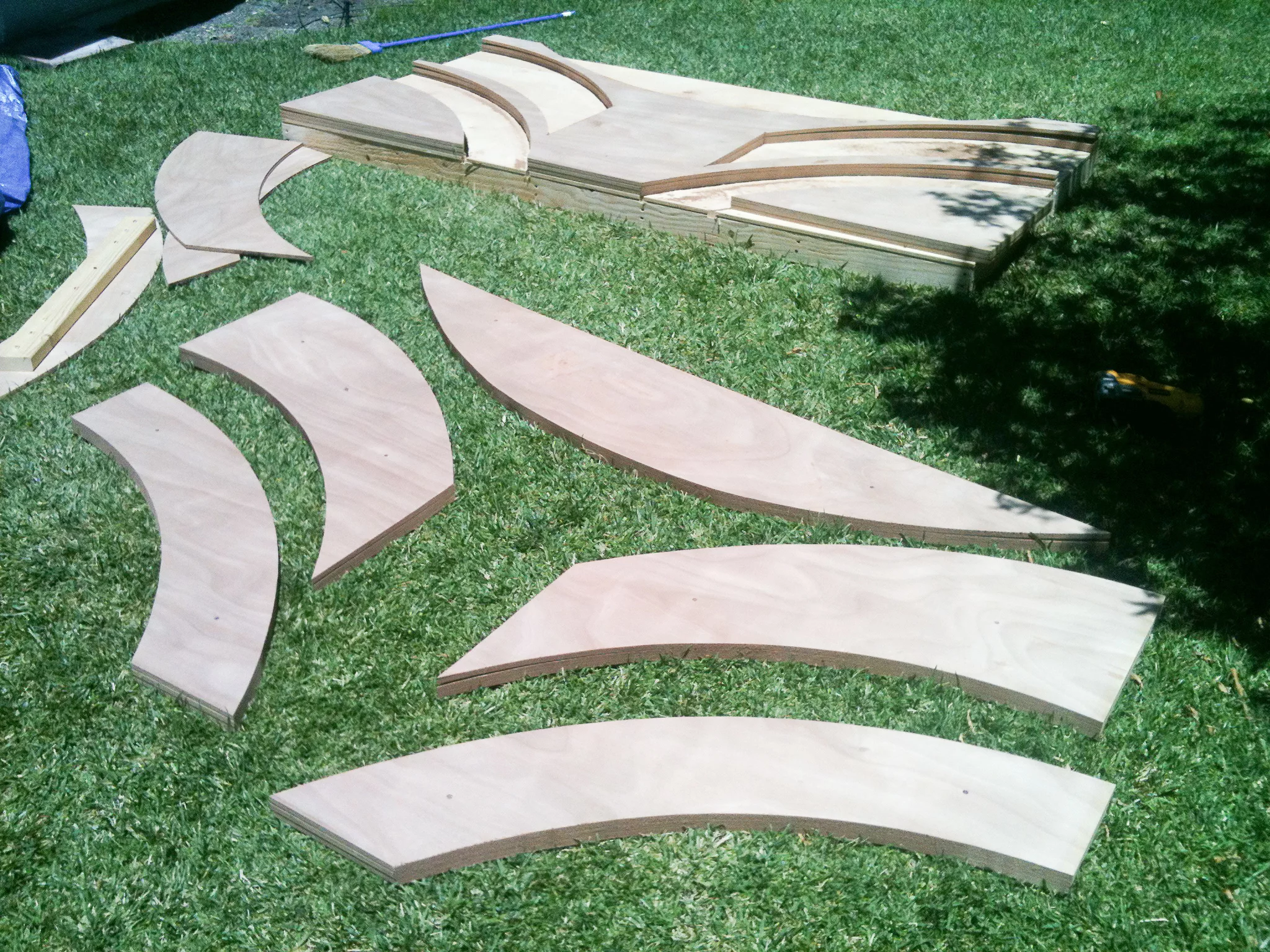 More plywood cutouts (Photo: Chris Robinson)