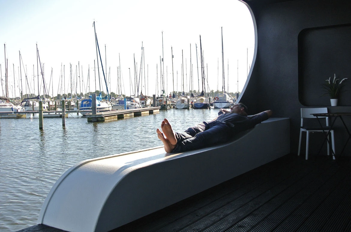 Tiny Float is a realized project taking the tiny house idea and putting it onto water. The Tiny Floats are currently available to purchase in a variety of designs
