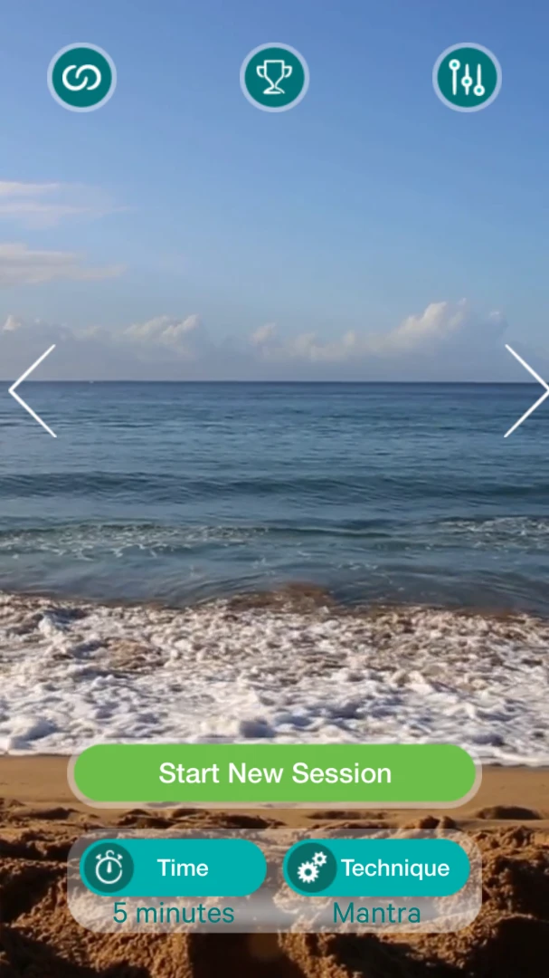 Ocean waves are one of three sounds available on the Clarity app