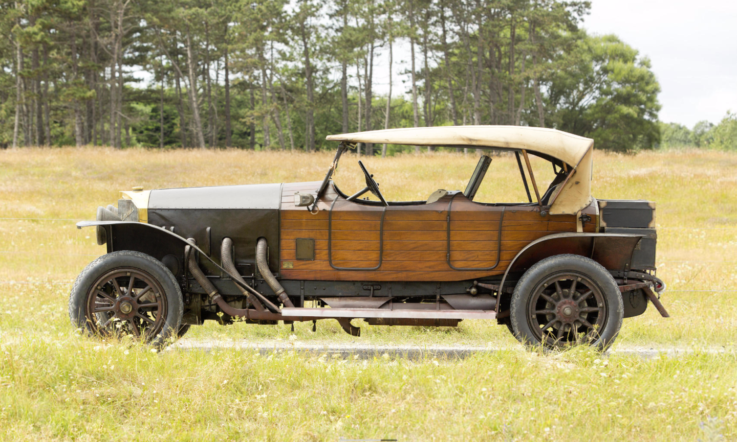 The ex-Ben Moser, Bill Evans and Richard Paine 1914 Mercedes 28/95 Phaeton sold for DKK 9,372,500 (US$1,406,501) at Bonham's Frederiksen Collection auction on 26 September, 2015