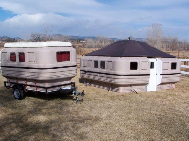 The camper was the first Teal panel innovation, but its modular design leaves open all kinds of shelter possibilities