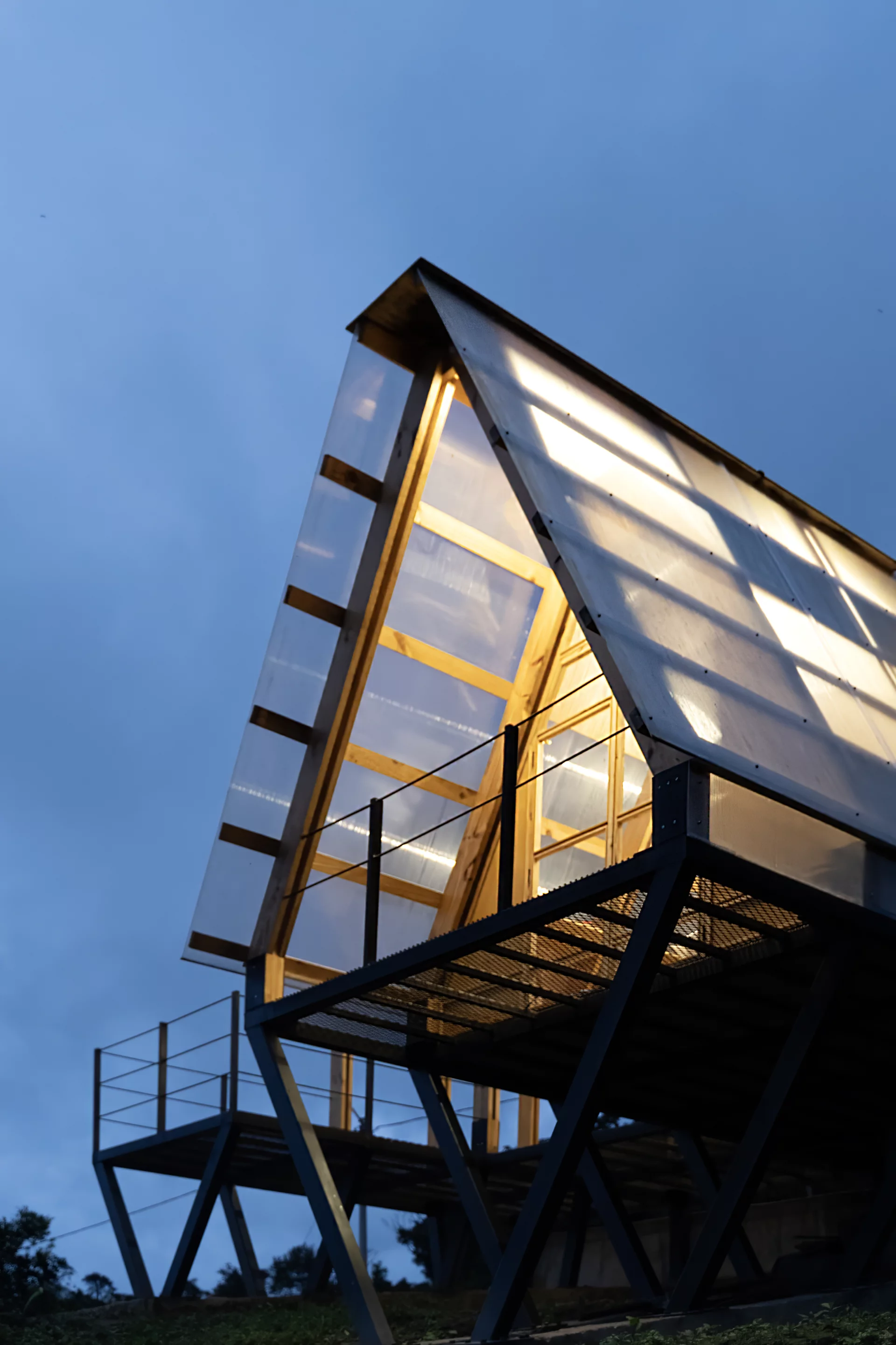 Casa 6-3 stands as a minimalist prototype for low-impact mountain living