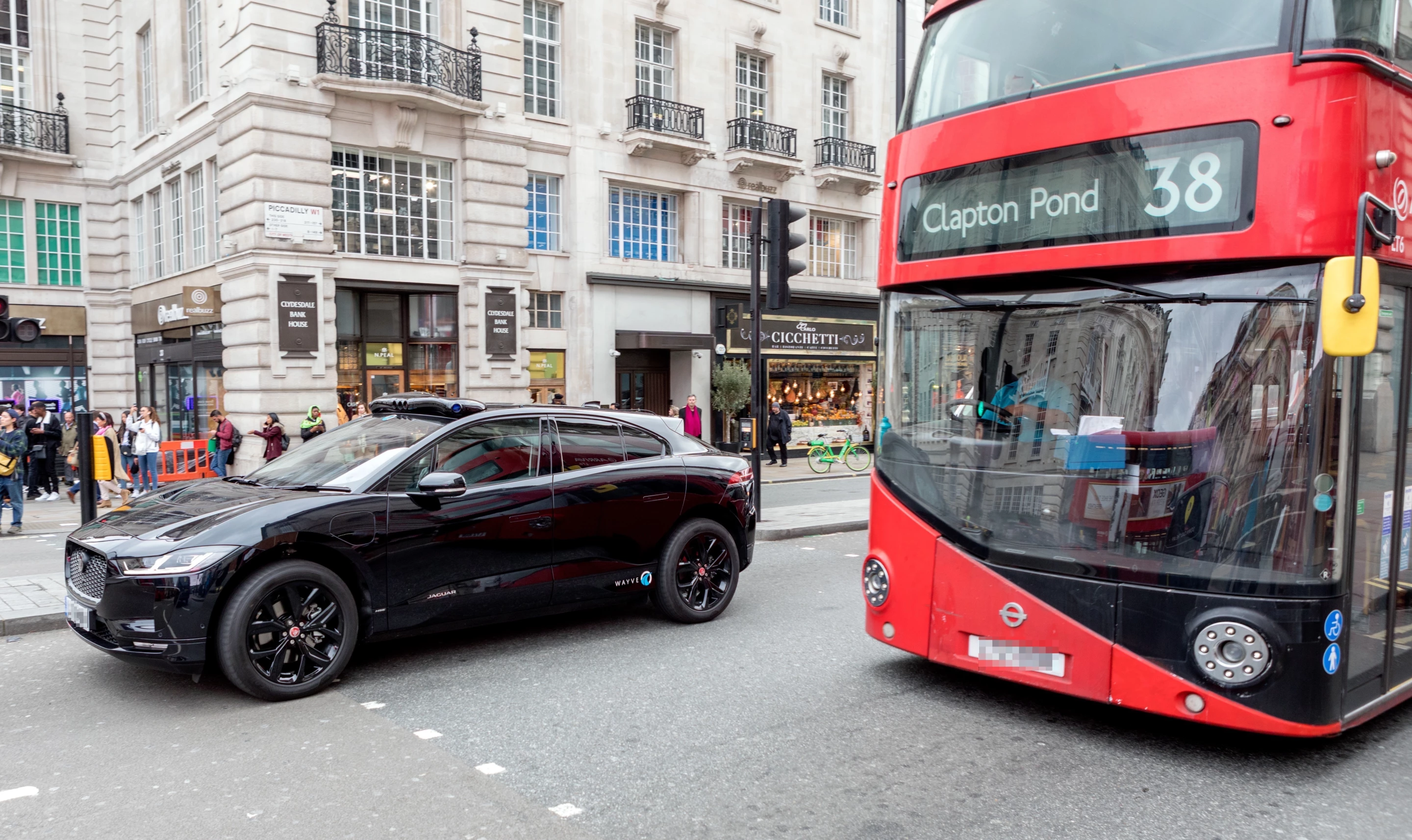 A fleet of self-driving Jaguar iPace electric cars are about to tackle central London's busy streets