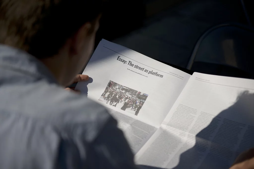 A PaperLater newspaper, consisting solely of web articles chosen by the user