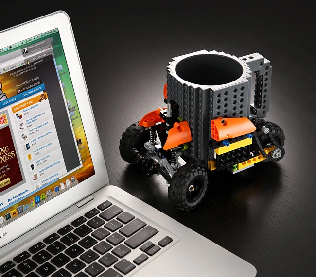 The blocks can be combined to customize your cup of coffee any way you want