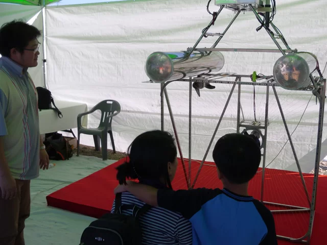 An earlier prototype for the JEROS robot