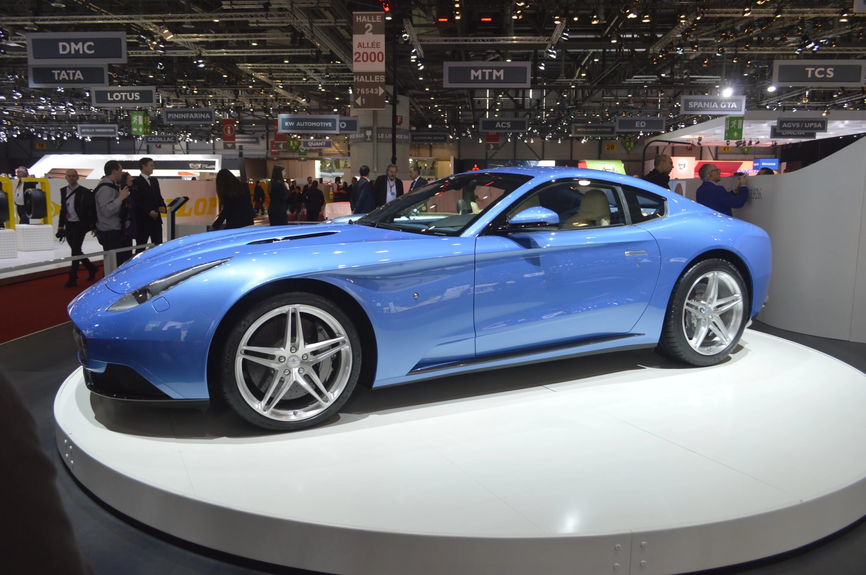 Touring's Berlinetta Lusso, the tension in panels work well from all angles (Photo: C.C. Weiss/Gizmag.com)