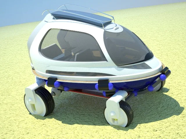 The Seajet Capsule is a modular unit that can operate on land or water