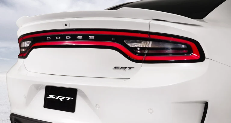 From the rear