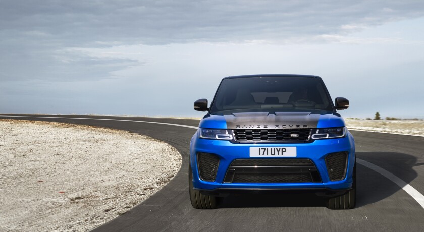 The decidedly un-subtle Range Rover SVR