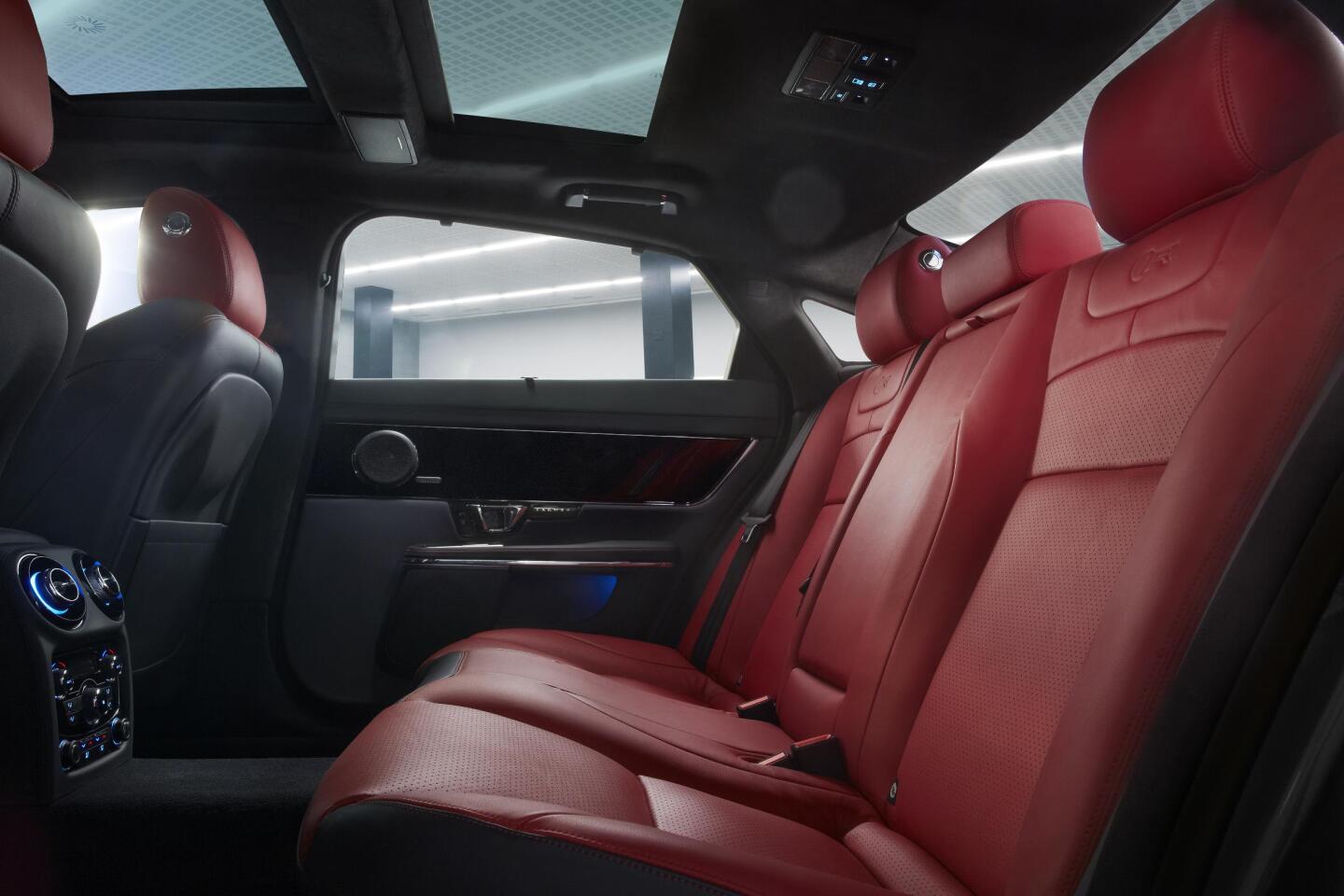 Jet leather trim in a variety of inserts on the seat facings are available.