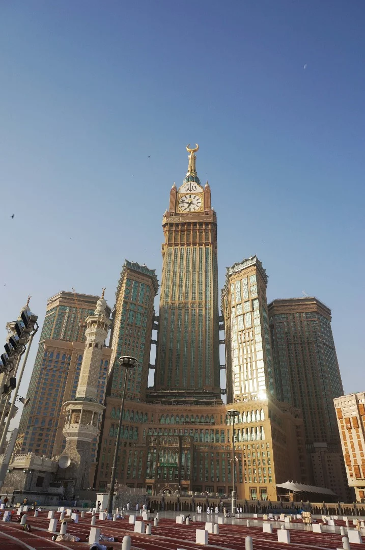 The Abraj Al-Bait hotel, with its mammoth clock tower, is the third tallest building in the world today.