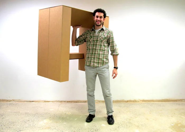Weighing in at just 15 pounds, the Cardboard Standing Desk is definitely the light option