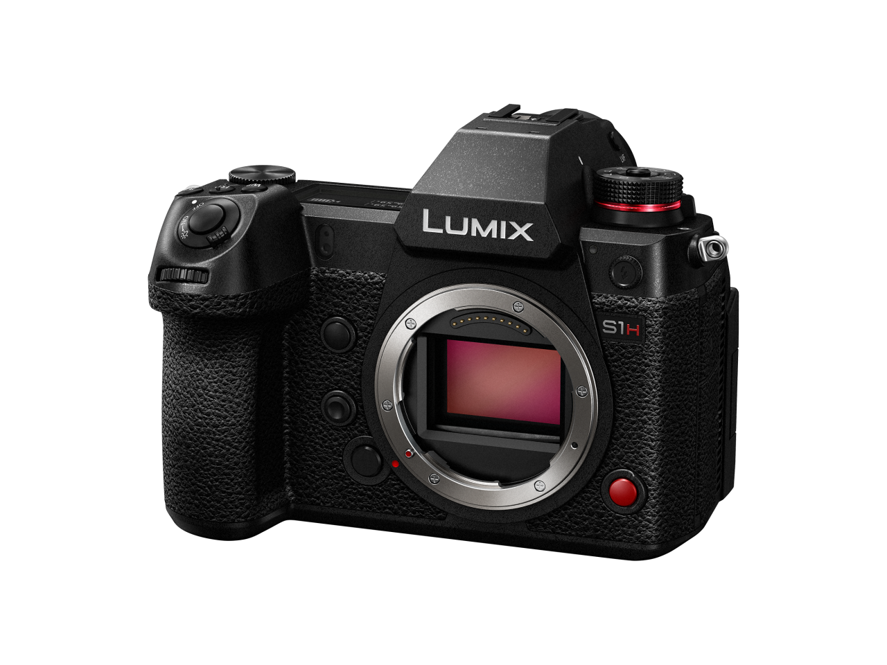 We've seen that feisty little red ring before on the GH5S