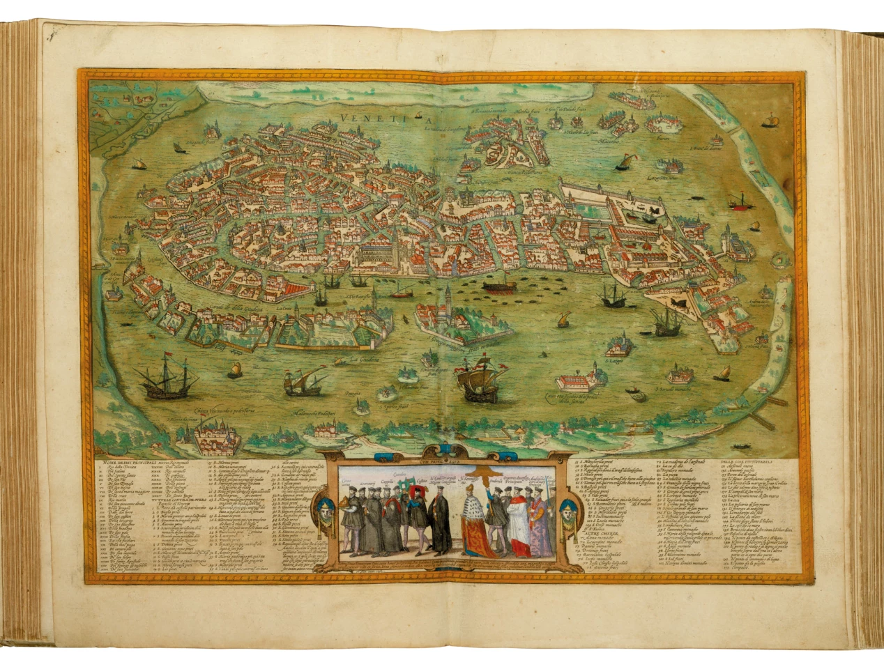 This copy of the Georg Braun and Frans Hogenberg city atlas Civitates Orbis Terrarum (1612-18) was the most valuable sold during 2020. It fetched $368,167 (£275,000) at Christie’s on December 9, 2020, surpassing a previous copy that fetched $250,000 at Christie’s on October 16, 2020.