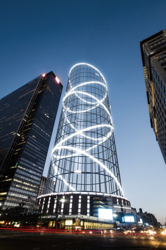 Halo was designed in response to the State of New York's request for proposals that re-imagine Penn Station as a destination to "captivate the world’s interest and provide economic development"