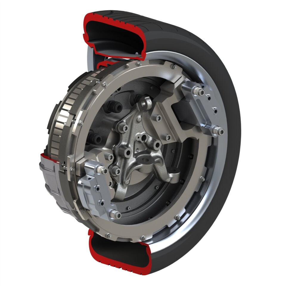 Wheel motor technology provides extensive customization such as power delivery, wheel slip, wheel braking and traction capabilities