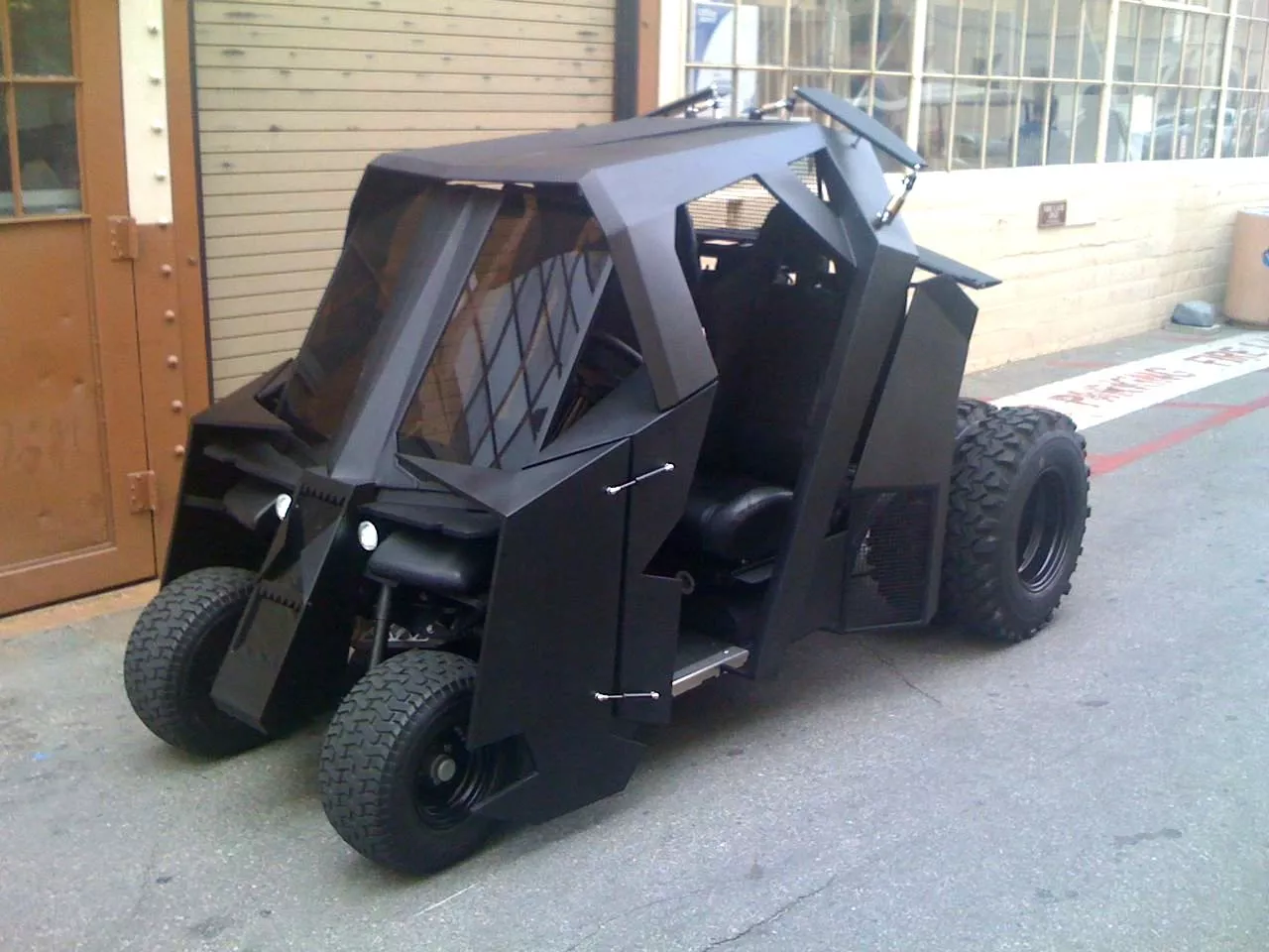 The Batman Tumbler golf cart