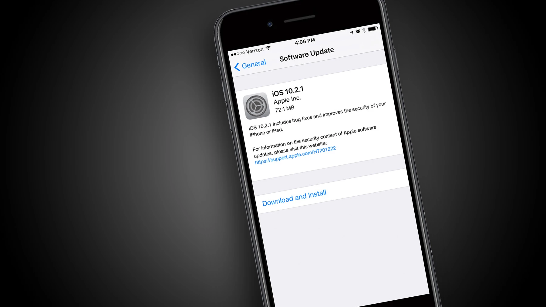 Today's iOS 10.2.1 update isn't one to delay downloading