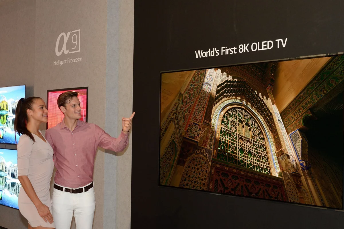 Visitors to IFA 2018 will be able to get up close to LG's 88-inch 8K OLED TV when the doors open to the public this weekend