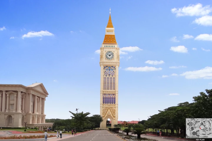 The cost for the clock tower is estimated at roughly US$8.8 million