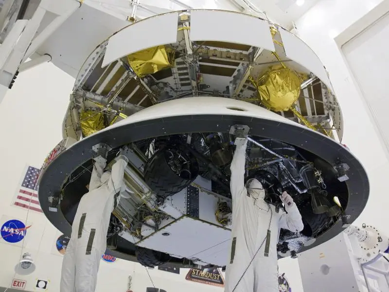 Curiosity capsule(Image: NASA/Glenn Benson)
